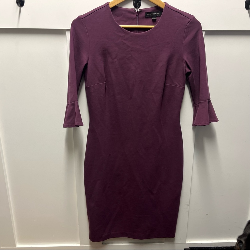 Banana Republic purple dress size‎ 4
